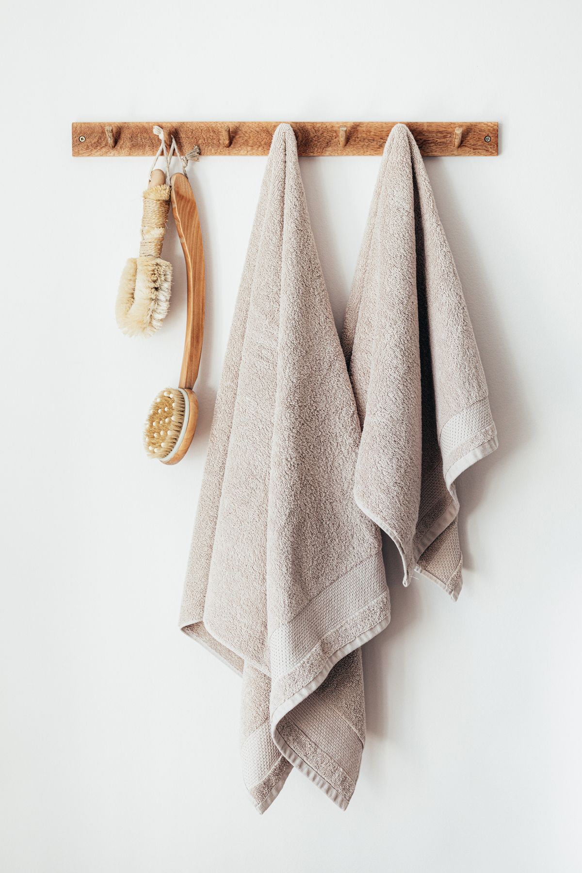 Spa towels and tools at Mirage Nails Salon